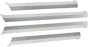 Compatible for Audi Q7 4L 2006-2015 Carbon Fiber Car Door Handle Frame Auto Door Interior Strip Decoration Cover Stickers Trim Accessories(D Model Silver)