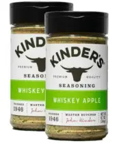 Kinder's® Whiskey Apple Seasoning 8.7 oz (2 Pack) GLUTEN FREE No MSG