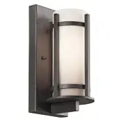 Kichler Lighting 49119AVI Camden 1 Light 11 inch Anvil Iron Outdoor Wall, Small