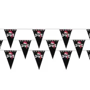Pirate Plastic Flag Banner 30m