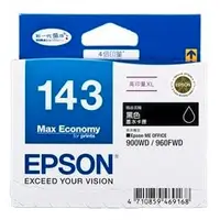 在飛比找PChome商店街優惠-EPSON 143 T1431 原廠黑 ME900WD/ME