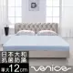 【Venice】日本防蹣抗菌12cm記憶床墊-單大3.5尺(共2色-速)