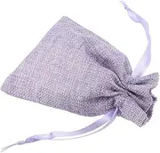 Haofy 25Pcs Bags Pouches with Drawstring,Jewelry Pouches Drawstring Wedding Party Favor Decoration Candy Present Bags (Purple)