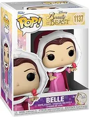 Funko PoP! Beauty and The Beast - Winter Belle 30th Anniversary Vinyl Figure, 10 cm Height