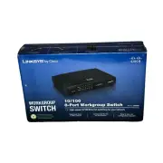 Linksys By Cisco 10/100 8-Port Workgroup Switch Model EZXS88W New Sealed