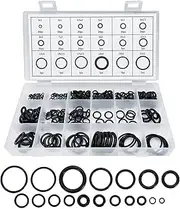 Sylvil 225 PCS O-Ring Assortment Kit Set, Anti-Leakage O-Ring Rubber Sealing Gaskets, O-Shaped Gasket Washer for Car, Plumbing, Faucet, Mechanic, Repairs, Car Accessories