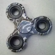 grey camouflage Hand Spinner Tri Fidget Spinner Ceramic EDC Focus Toy Kids Adult
