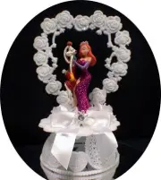 Very SEXY Jessica & ROGER RABBIT Wedding Cake Topper Funny Looney Tunes funny