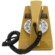 GPO Retro Trim Phone Push Button - Mustard