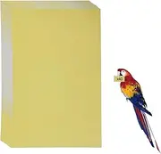 Nuatpetin Bird Cage Paper Liner 11x17, 40 Pcs Gravel Paper for Bird Cage Large Sand Calcium Paper Bird Grinding Sandpaper, Disposable Clean Cushion Pads Sandpaper for Parrot Parakeet