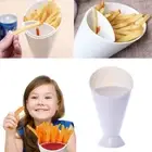 Snack Cone Food Sauce Stand Fries Cafe Dipper Finger Party Dip Chips