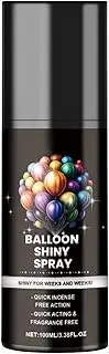 Shine Spray for Balloons, 100ml Balloon Brightener Spray, Balloons Shiny Spray, Shiny Glow Spray, Balloon Brightener Spray for Lasting Gloss Finish