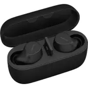 Jabra Evolve2 True Wireless Earbud Stereo Earset - Black - Binaural - In-ear - 2000 cm - Bluetooth - 20 Hz to 20 kHz
