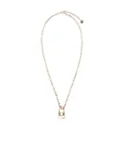 Jacquemus Mini Tote Bag Pendant Necklace One size Yellow