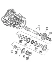Genuine Mopar Fifth Gear 5096129AA