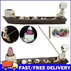 Creative Skull Incense Holder Resin Skull Incense Burner Backflow Incense Burner