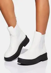 Snowy Rooftop Gig Ankle Boots