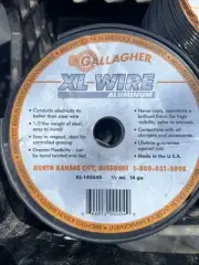 GALLAGHER xl wire Aluminum XL142640 14 Gauge 1/2 Mile