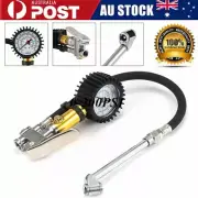 Tyre Pressure Gauge Air Tire Inflator Meter Car Pump Hose Compressor Tool 220PSI