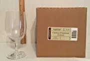 LONGABERGER CRYSTAL STEMWARE GOBLETS - Set of 4 #90186 - NIB (N96)