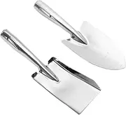 Totority 2Pcs Garden Trowel Multi Function Stainless Shovels for Planting and Digging Portable Gardening Tools for Home and Outdoor Use