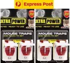 2x The Big Cheese Ultra Power Mouse Trap - 4 Pack - EXPRESS POST