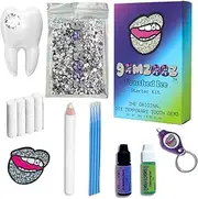 Gemzeez: The Original DIY Temporary Tooth Gemz Starter Kit (Crushed Ice) and 1,000 Gemz