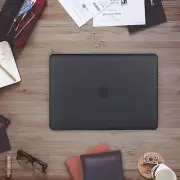 Fits Apple MacBook Pro 2018 A1990/A1989 Slim Rubberized Hard Black Case Cover