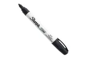 SHARPIE Paint Oil -Based Medium Point Black Colour Marker Pens. Box of 12. Marks