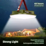 MOSLIGHTING Rechargeable Camping Lights Strong Magnet Zoom Portable Torch Tent