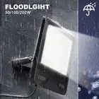 LED Flood Light Cool/Warm White 50W 100W 200W Hardwire Garden Outdoor Waterproof