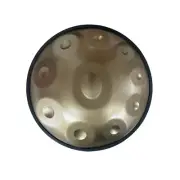 Jam Music 10 Notes Handpan 22' Inch Steel Hand Drum In Minor D 440Hz - Gold