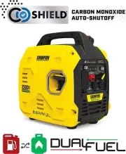 Champion 2,500-W Ultralight Portable Dual Fuel Inverter Generator with CO Sensor
