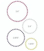Rhinestone Genie Magnetic Rhinestone Template(s) -CIRCLES 001