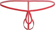 [Jugaoge] Mens Sexy Open Back G-String Briefs Cutout T-Back Thongs Lingerie Underwear Nightwear
