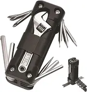 Multipurpose Motorcycle Tool Electric Bike Tool Kit Safety Locking Combination Tool Chain Cutting Tool Folding Motorcycle Screwdriver for Camping Motorcycle