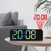 Luminous Digital Projection Alarm Clock Mirror Electronic LED Clock
