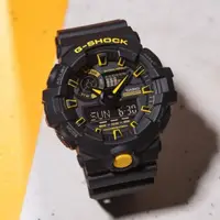 在飛比找momo購物網優惠-【CASIO 卡西歐】G-SHOCK 酷炫 搶眼黑黃色 雙顯