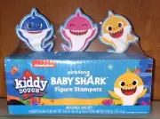 SEALED Baby Shark Kiddy Dough Gift Set 3 Figure Stampers 2021 Nick Elli Brooklyn