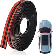 EZONEDEAL Universal T-Type Auto Weather Draft Seal Strip, 14mm Self Adhesive Rubber Windshield Seal Strip Car Edge Protector for Trucks, RVs Car Front Rear Windshield, Sunroof, Sliding Doors (2m)