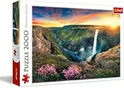 Trefl Haifoss Waterfall Iceland 2000 Piece Jigsaw Puzzle by