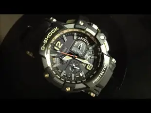 【金台鐘錶】CASIO卡西歐G-SHOCK (太陽能GPS電波) 第三代三大感應器 GPW-1000GB-1A