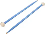 WESIEVYA 1 Pair Double-ended Drum Stick Drumstick Display Case Percussion Mallets Steel Tongue Drum Bracket Red Drum Sticks Timpani Drum Accessories Drum Mallets Percussion Snare Drum Pad