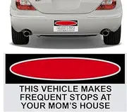 Nuyhadds Funny Car Warning Stickers, Warning Bumper Sticker,Waterproof Bumper Decal | Car Window Bumper Decorations, Windshield Stickers for