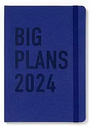 Letts of London Big Plans A5 Day to Page with Appointments 2024 Diary, Navy
