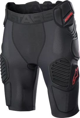 Alpinestars Bionic Pro Protection Shorts Large Black/Red 6507523-13-L
