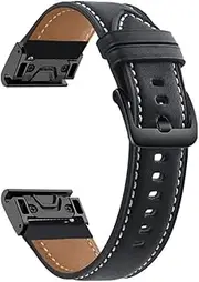 [ISOUDE] 26mm Quick Fit Watch Strap for Garmin Enduro/Tactix Delta/Descen MK1 MK2 MK2 Smart wrist watch Leahter Band Watchband