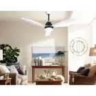 Ceiling Fan With Remote Control Built In LED Light 5 Speeds Reverse Cycle Motor