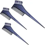 GANAZONO 2pcs Black Hair Dye Comb Soft Brush Applicator for Even Hair Color Application for Tinting for Home Salon Use