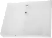 Angoily 12Pcs Clear Envelope Pouches Document Organizer for Office Home School Use for Receipts Tickets and Business Cards